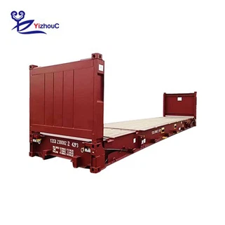 20 stop na přepravní kontejnery s plochým stojanem